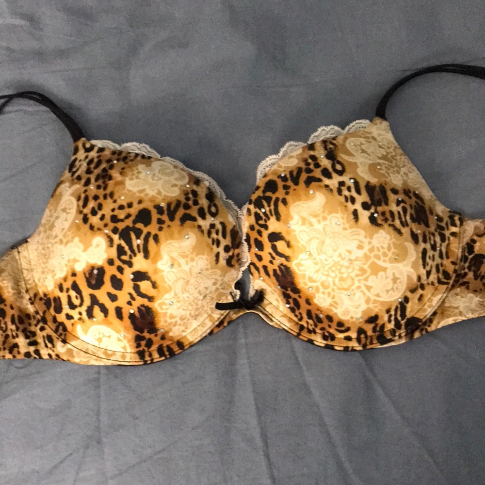 Leopard padded VS bra